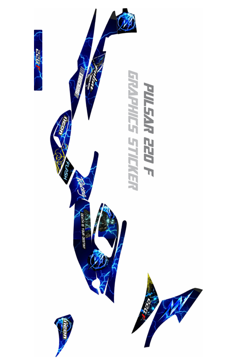pulsar220 blue modified,pulsar200 sticker, bajaj 220f graphics sticker, pulsar200f modified, pulsar 200 sticker design