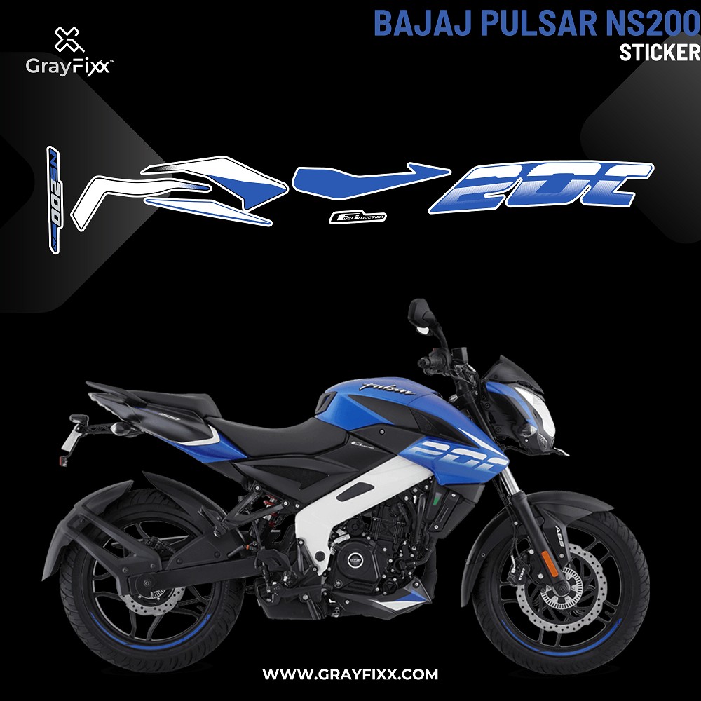 Pulsar NS200 Stickers | Pulsar NS200 Full Body Graphics