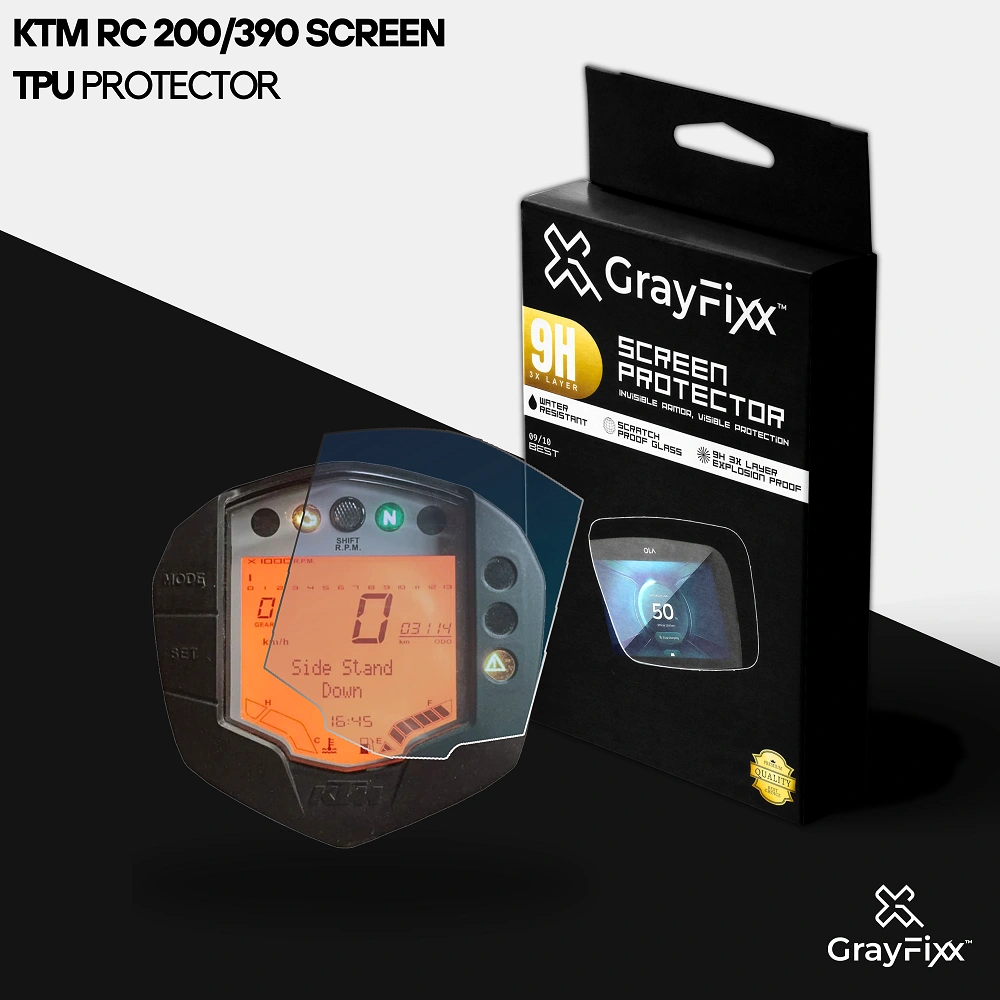 Screen Protector For KTM RC 200 | Screen Guard KTM RC 390