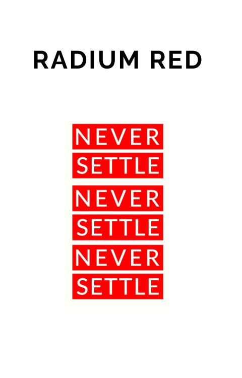 Oneplus Never Settle Sticker | Never Settle Sticker of Oneplus