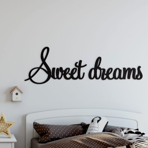 Sweet Dreams 3D Acrylic Letter | Acrylic Wall Decoration