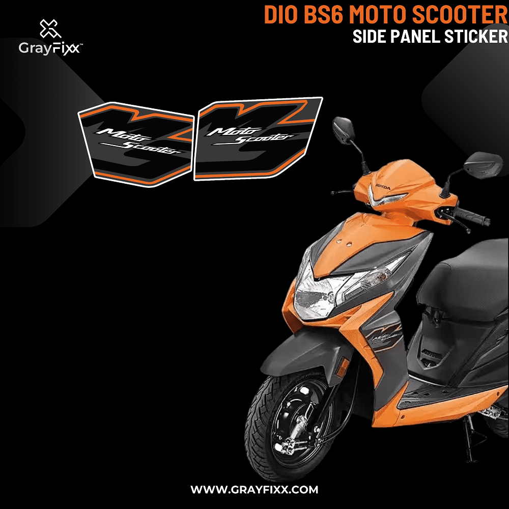 Dio Bs6 Side Panel Original Sticker | Honda Dio Bs6 Side Panel Original ...