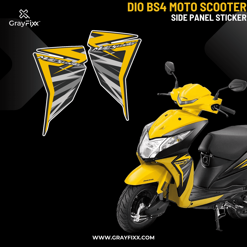 Honda Dio Side Panel Sticker | Honda Dio Side Panel Graphics