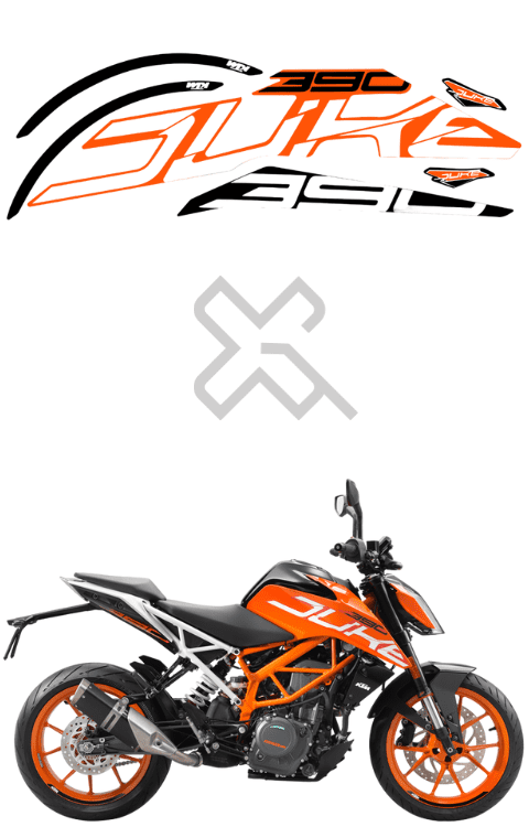 Duke 390 BS6 Sticker | Duke 390 Graphics