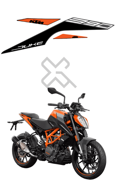 Duke 390 Bs7 Sticker | Duke 390 Bs7 Graphics