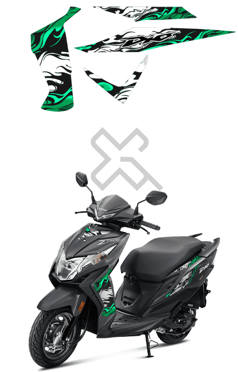 Dio Bike Sticker Logo