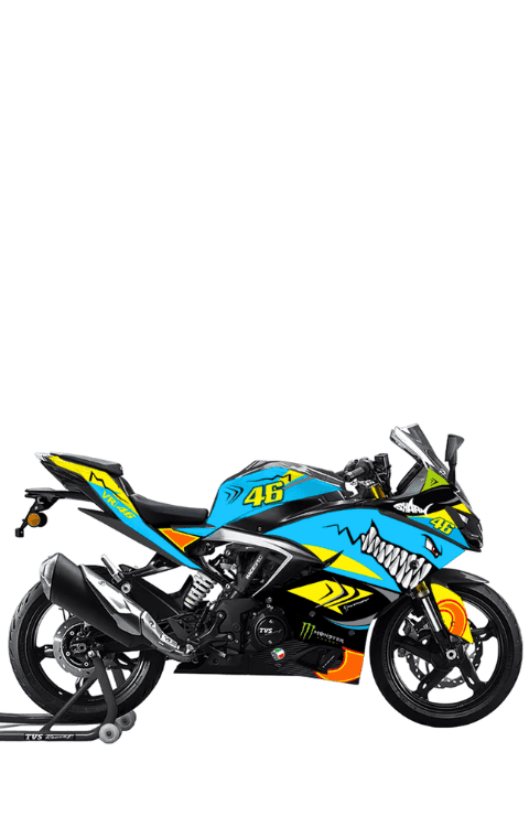 Apache RR310 Shark Sticker | Apache 310 RR Shark Sticker