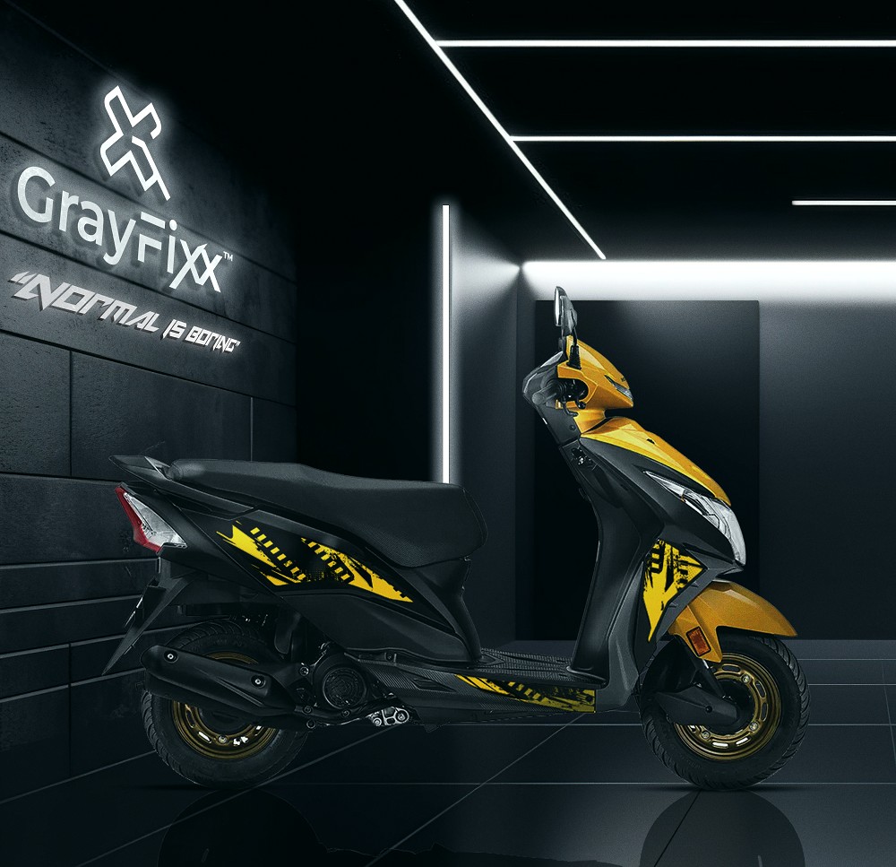 Dio Bs4 Half Body Sticker Dio Bs4 Off Road Sticker