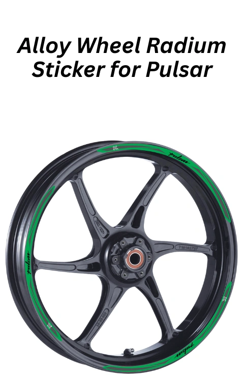 Alloy Wheel Radium Sticker Compatible with Pulsar | Made in Premium ...