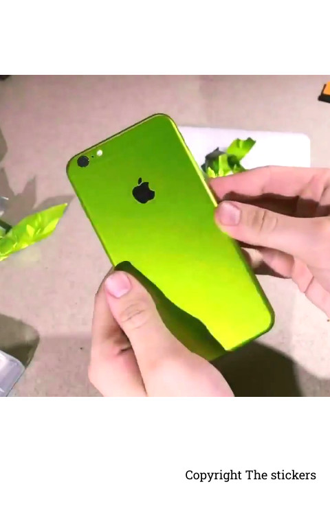 iphone lamination Paper Premium Green for Redmi, Realme, Oppo, Vivo,Honor - The stickers