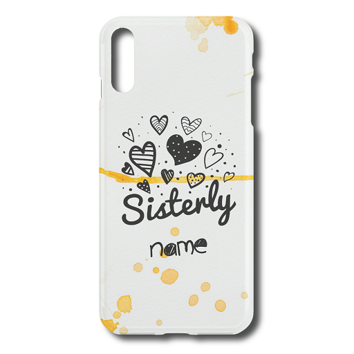 sisterly name text phonecase